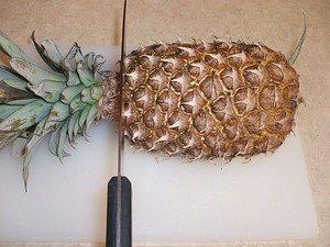 Обрезка ананаса